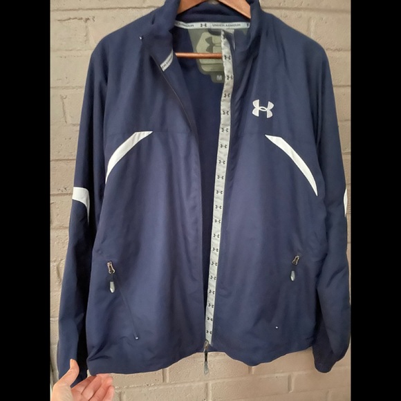 Under Armour Navy Fleece lined Jacket M - Picture 7 of 7